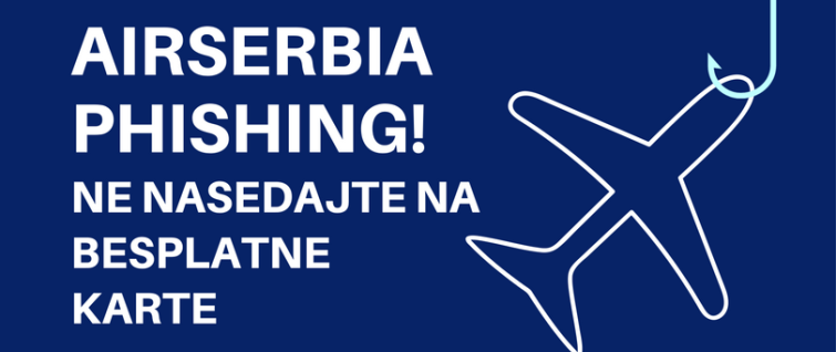 AirSerbia phishing - ne nasedajte na besplatne karte
