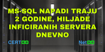 MS-SQL napadi traju 2 godine, hiljade inficiranih servera dnevno MS-SQL napadi traju 2 godine, hiljade inficiranih servera dnevno