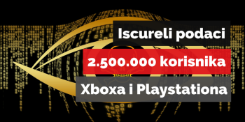 Iscureli podaci 2.5 miliona korisnika Xboxa i Playstationa Iscureli podaci 2.5 miliona korisnika Xboxa i Playstationa