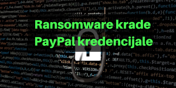 Ransomware krade PayPal kredencijale Ransomware krade PayPal kredencijale