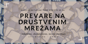 Prevare na društvenim mrežama Prevare na društvenim mrežama