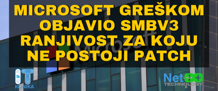 Microsoft greškom objavio SMBv3 ranjivost za koju ne postoji patch