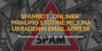 Spambot „Onliner“ prikupio stotine miliona ukradenih email adresa