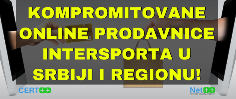 Kompromitovane online prodavnice Intersporta u Srbiji i regionu!