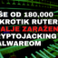 Više od 180.000 MikroTik rutera i dalje kompromitovano cryptojacking malverom Više od 180.000 MikroTik rutera i dalje kompromitovano cryptojacking malverom