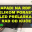 Napadi na RDP u velikom porastu usled prelaska na rad od kuće Napadi na RDP u velikom porastu usled prelaska na rad od kuće